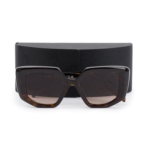 PRADA Acetate Symbole Sunglasses SPR 14Z Talc.